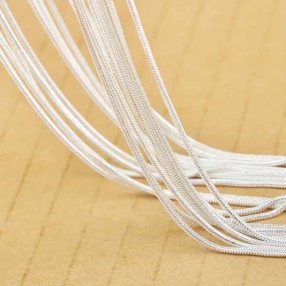 Silver plated Chine Stylish and Durable Silver Snake Bone Pattern - Picture 4 of 4